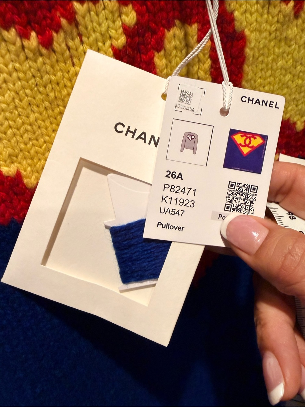 Chanel Superman Cashmere Sweater - Picture 3 of 3